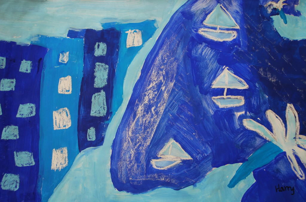 Picasso Seascapes – Painted Paper Art