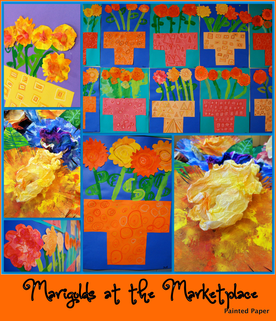 DIY Tissue Paper Marigolds - Housewife Eclectic
