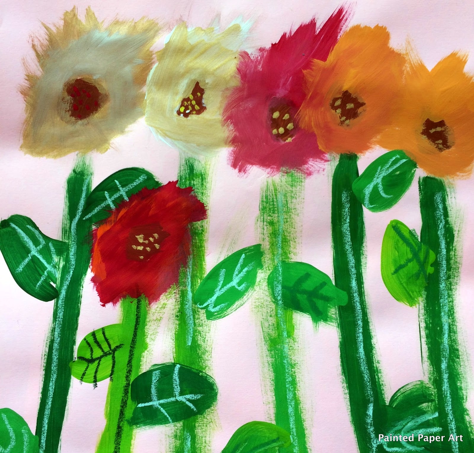 Clay Flower Bouquets – Painted Paper Art