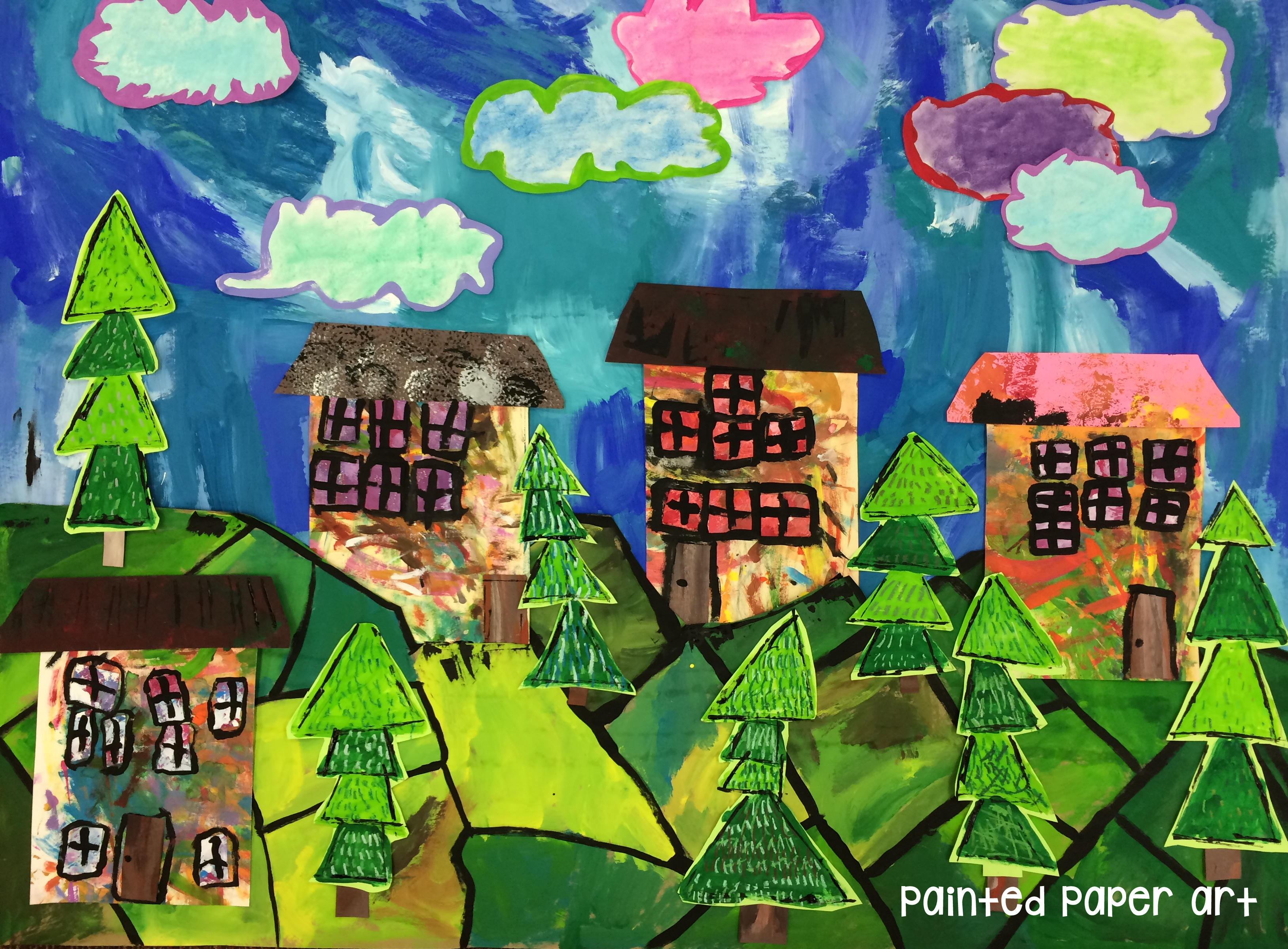Mixed Media and Expressionist Landscapes