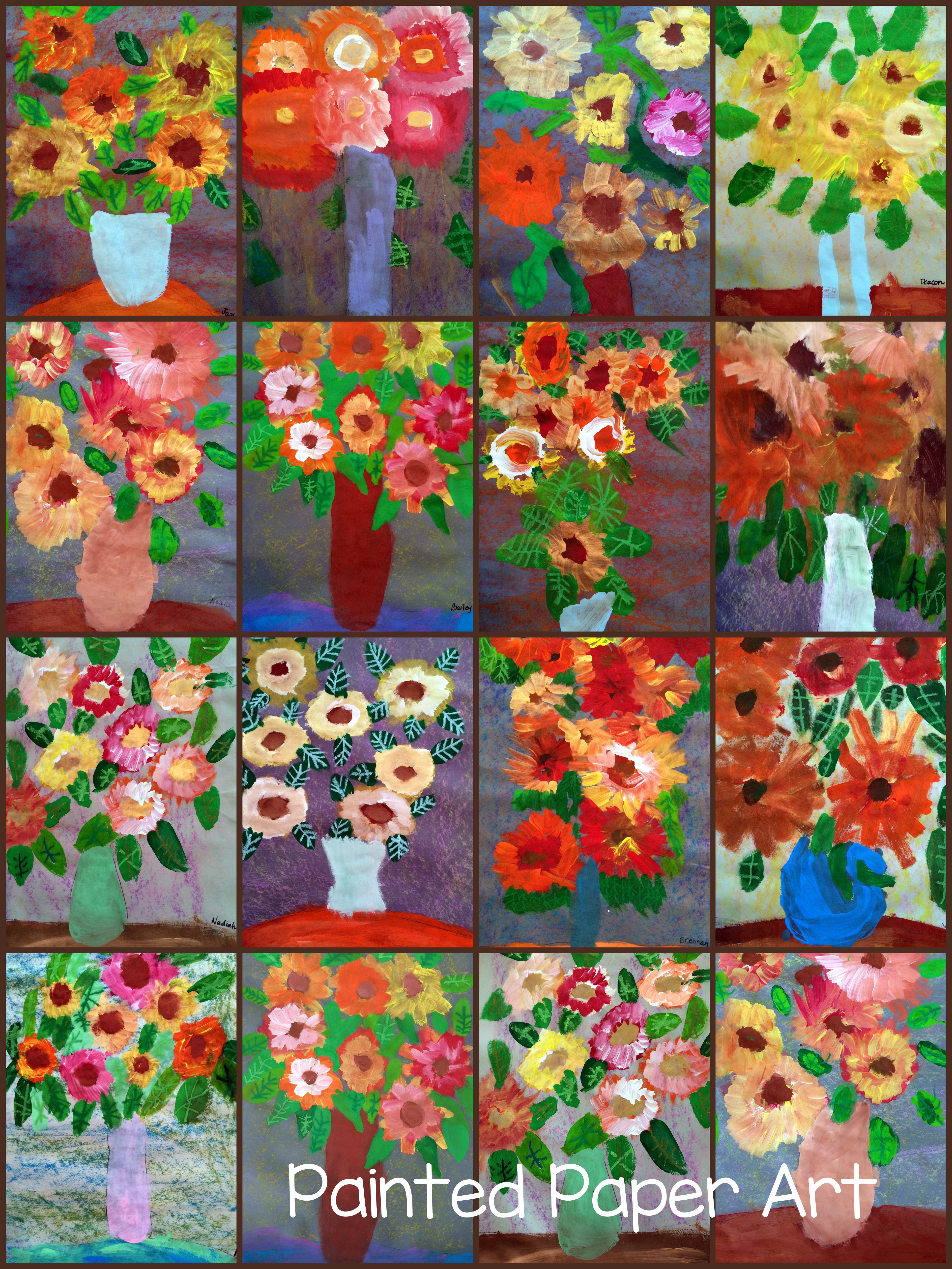 Monet Sunflowers