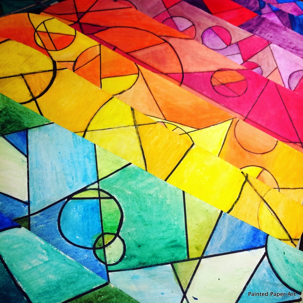 Faux Stained Glass Windows