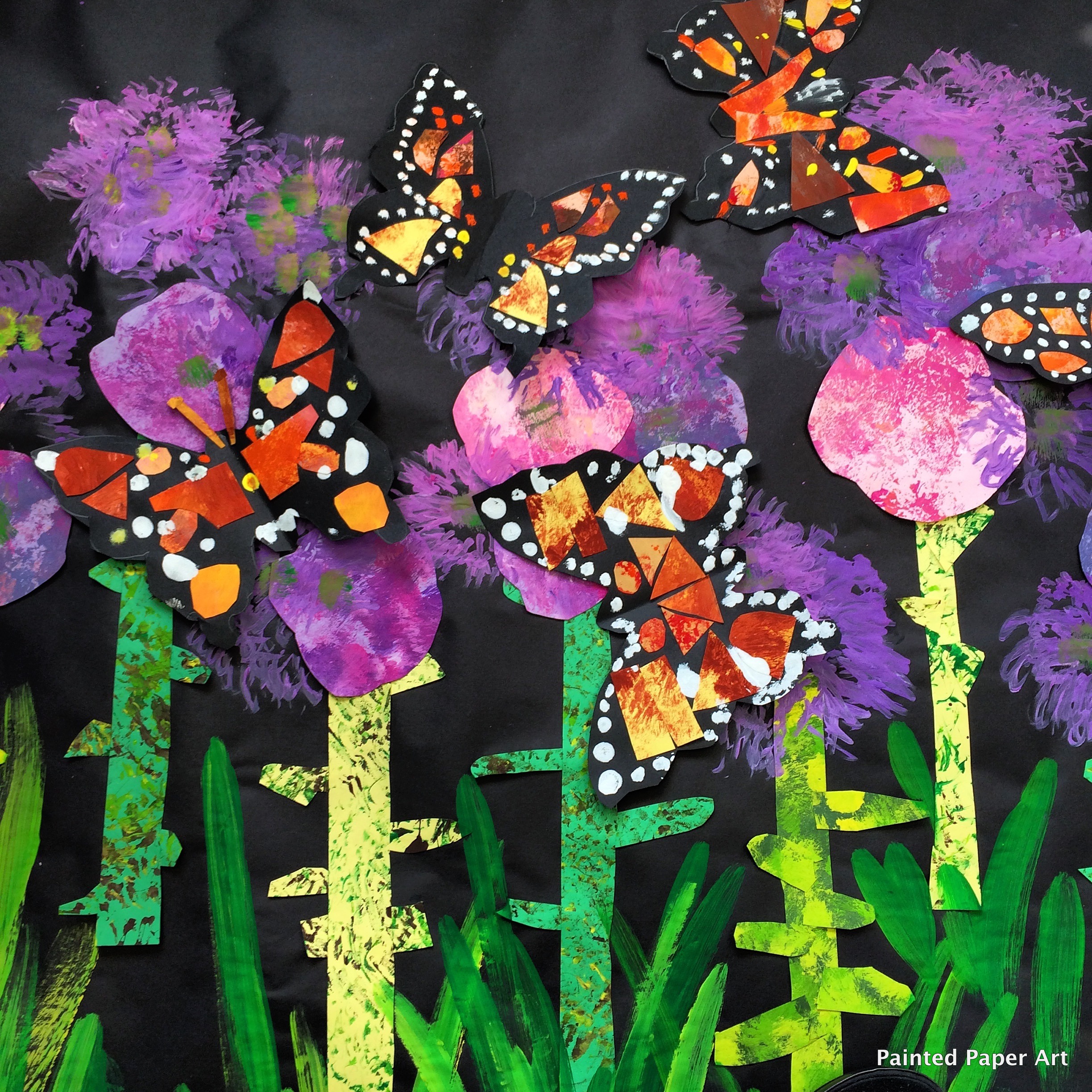 Painted Paper Butterflies