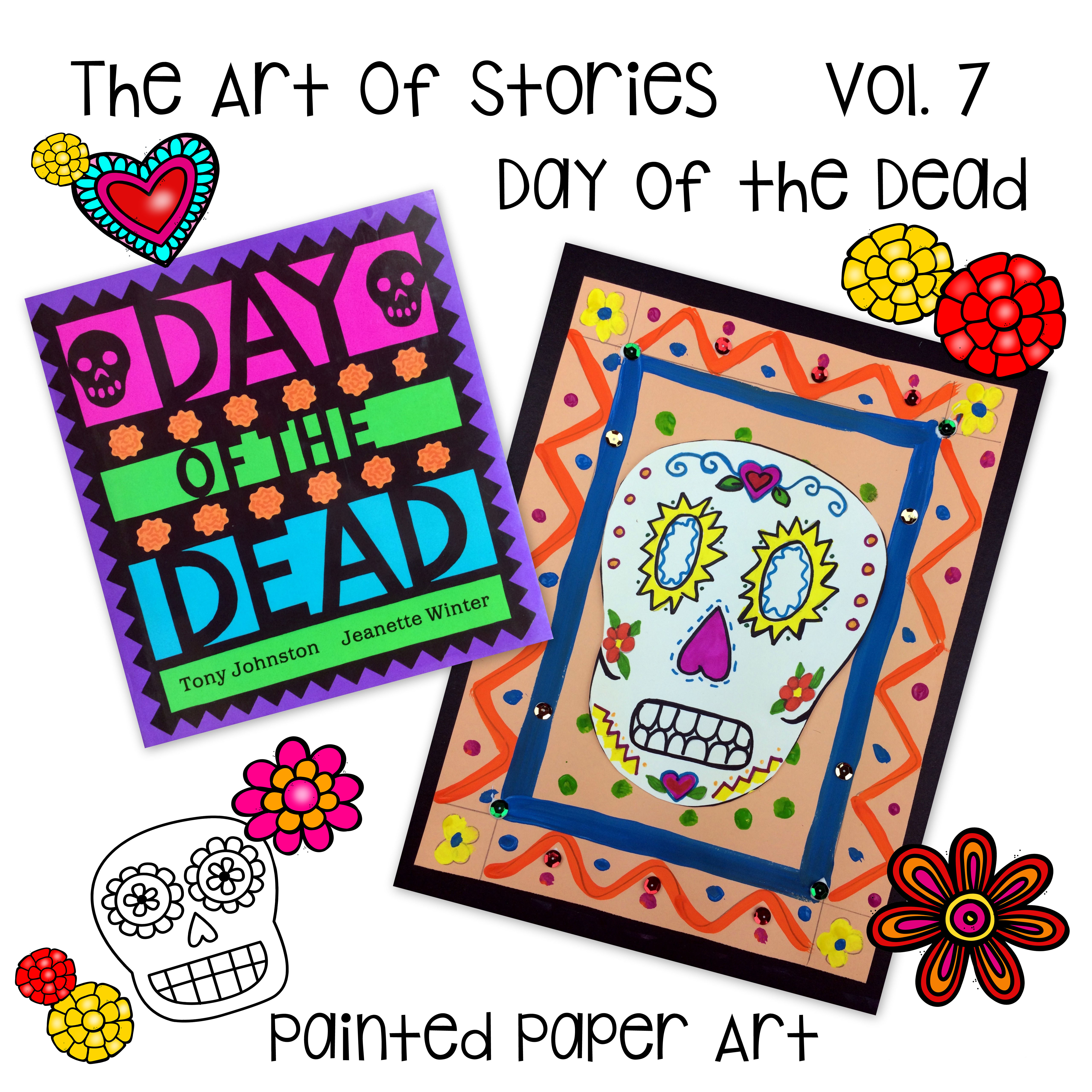 Dia de los Muertos Paper Sugar Skulls