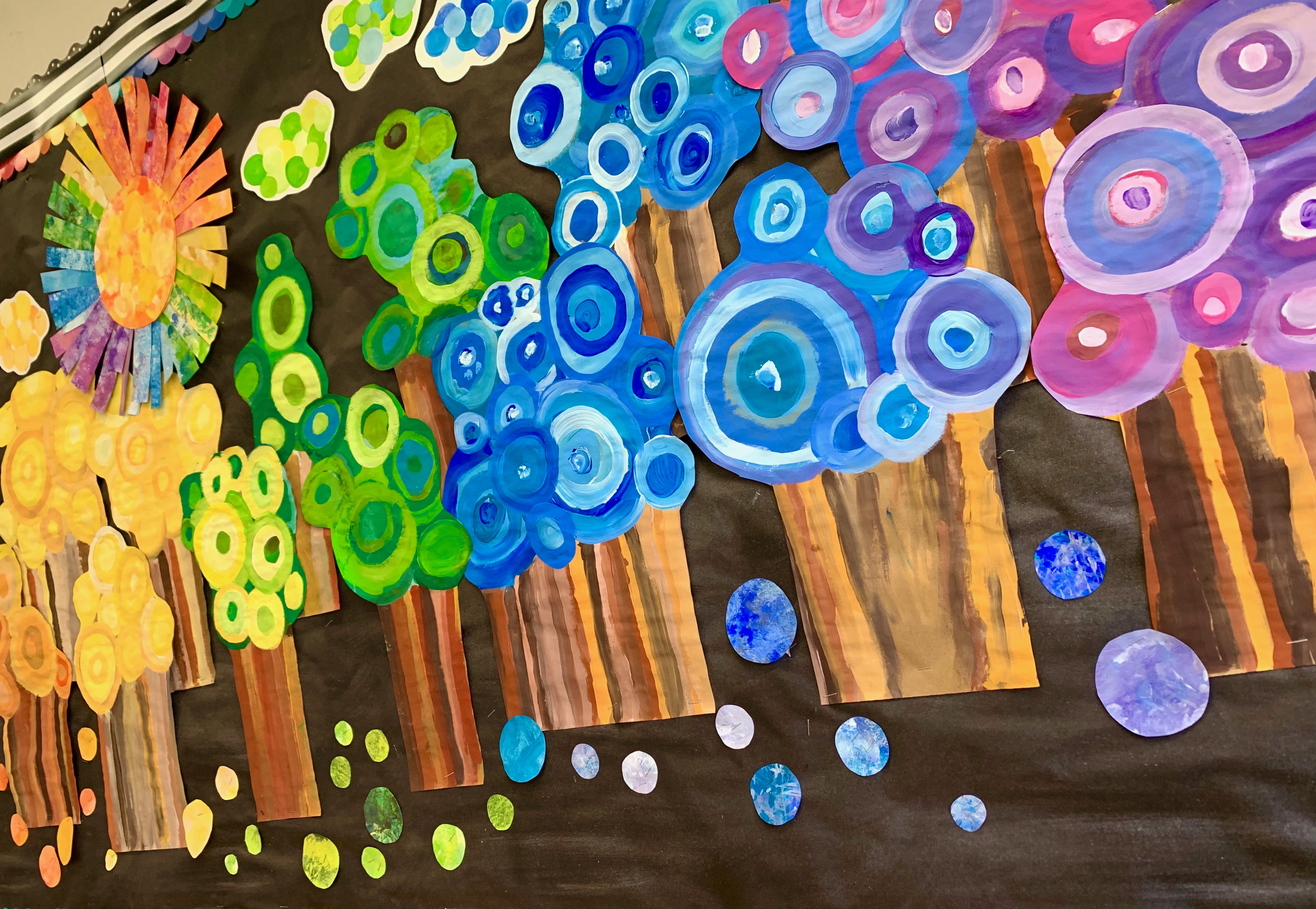 Rainbow Dot Forest