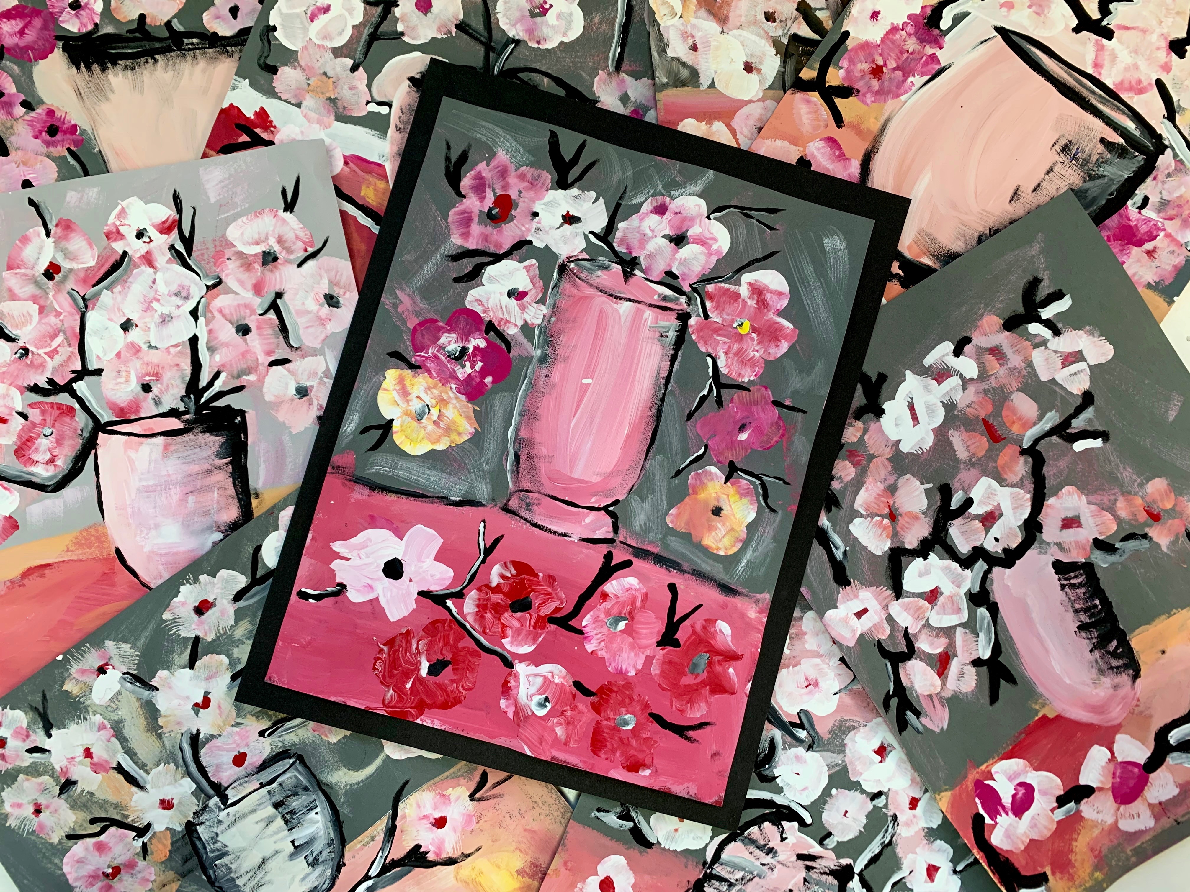 Artist Study: Natalia Goncharova – Cherry Blossoms
