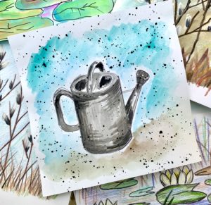 Painted Paper Art – mini masterpieces of art for kids