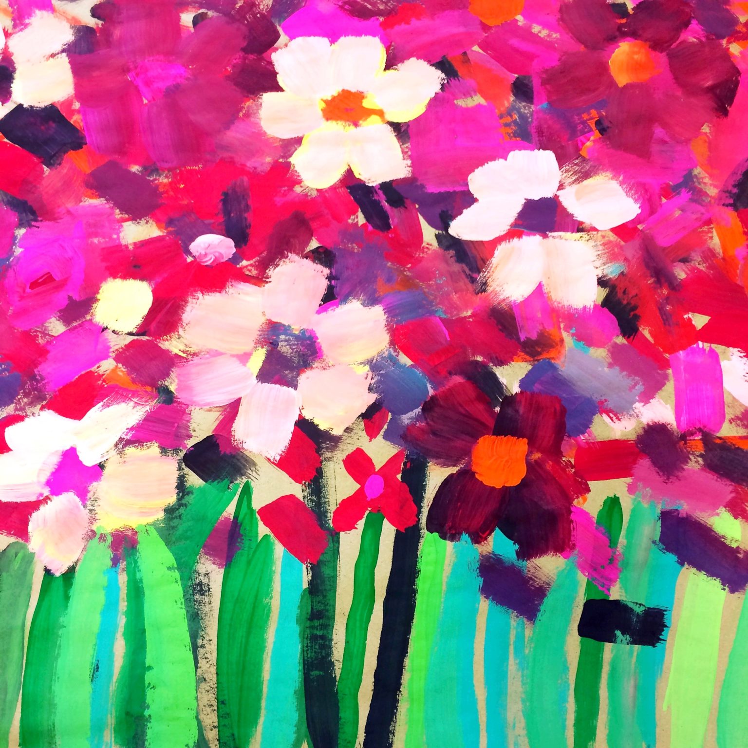 Painted Paper Art mini masterpieces of art for kids