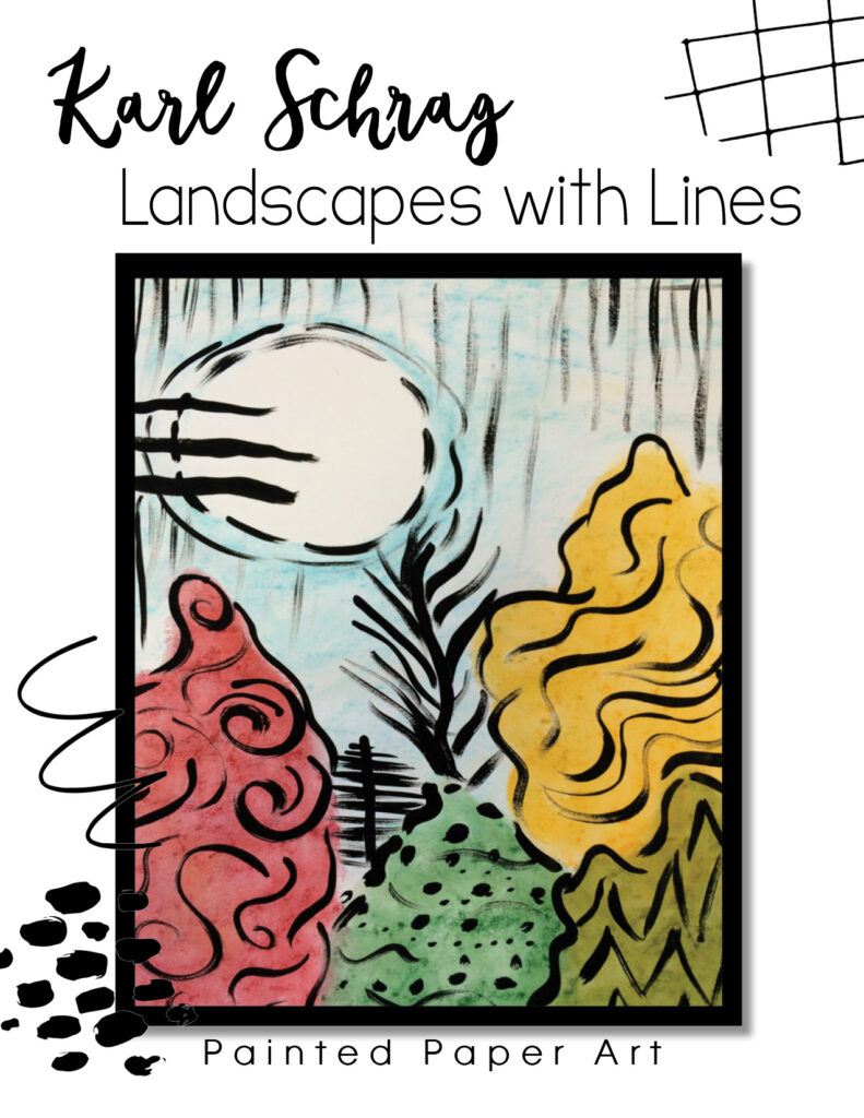 Folk Art Landscapes – Painted Paper Art