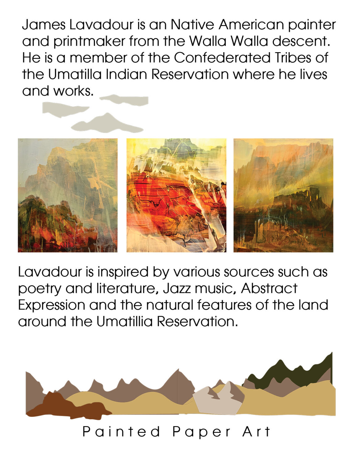 Native American Abstract Landscapes