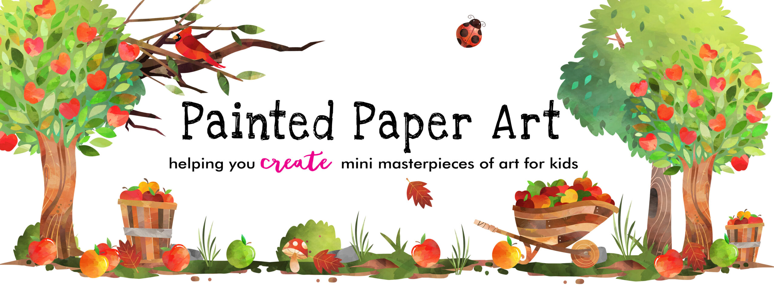 Art Classroom Painted Paper Art